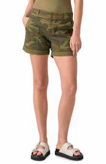 Sanctuary Renegade Camo Rolled Cuff Shorts