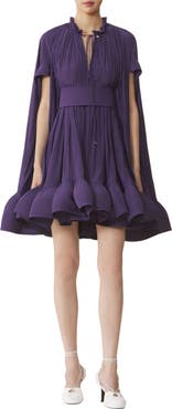Lanvin Short Charmeuse Dress