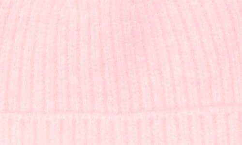 Ted Baker London Crystal Faux Fur Pompom Beanie & Scarf Box Set In Pink