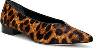 L'AGENCE Suzanne Genuine Calf Hair Pointed Toe Flat