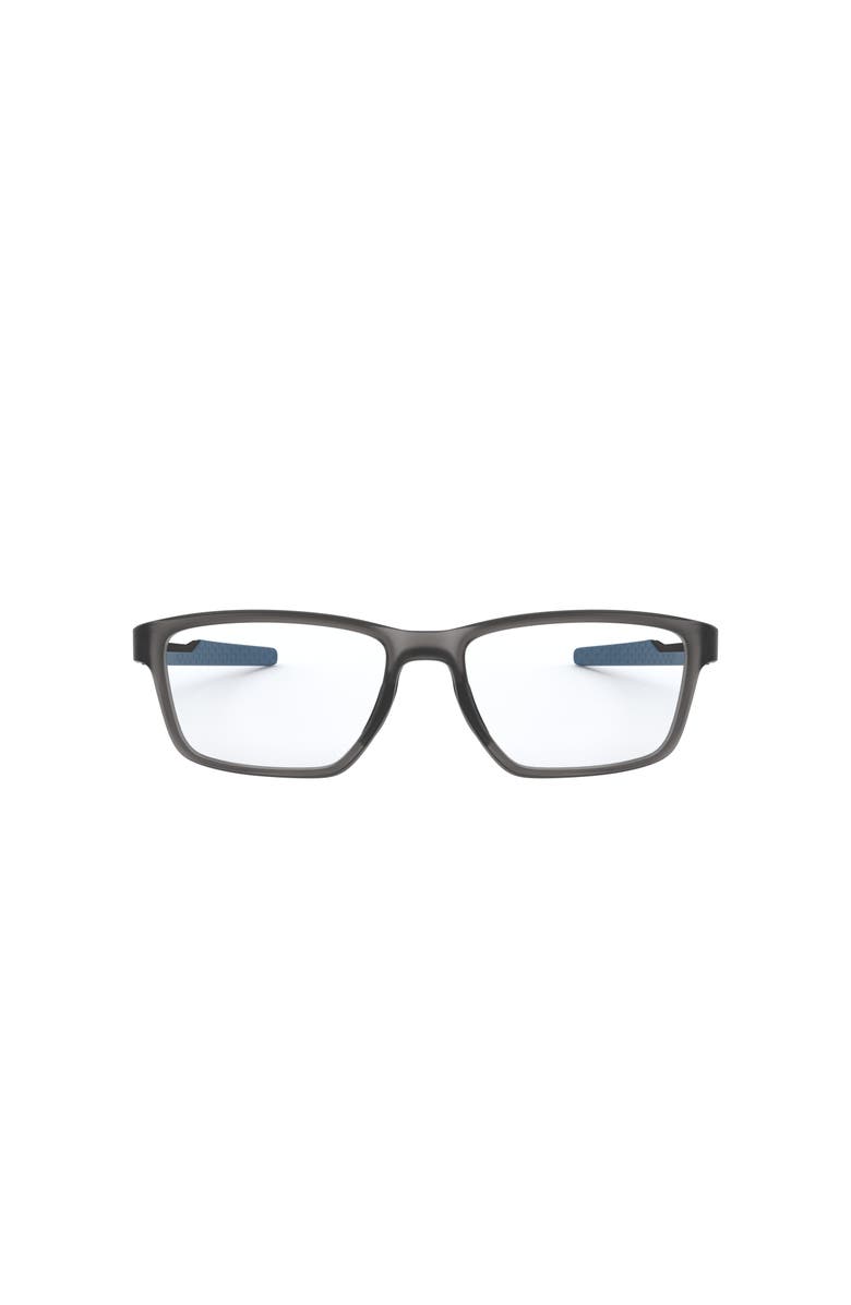 Oakley 55mm Rectangle optical glasses, Alternate, color, Grey