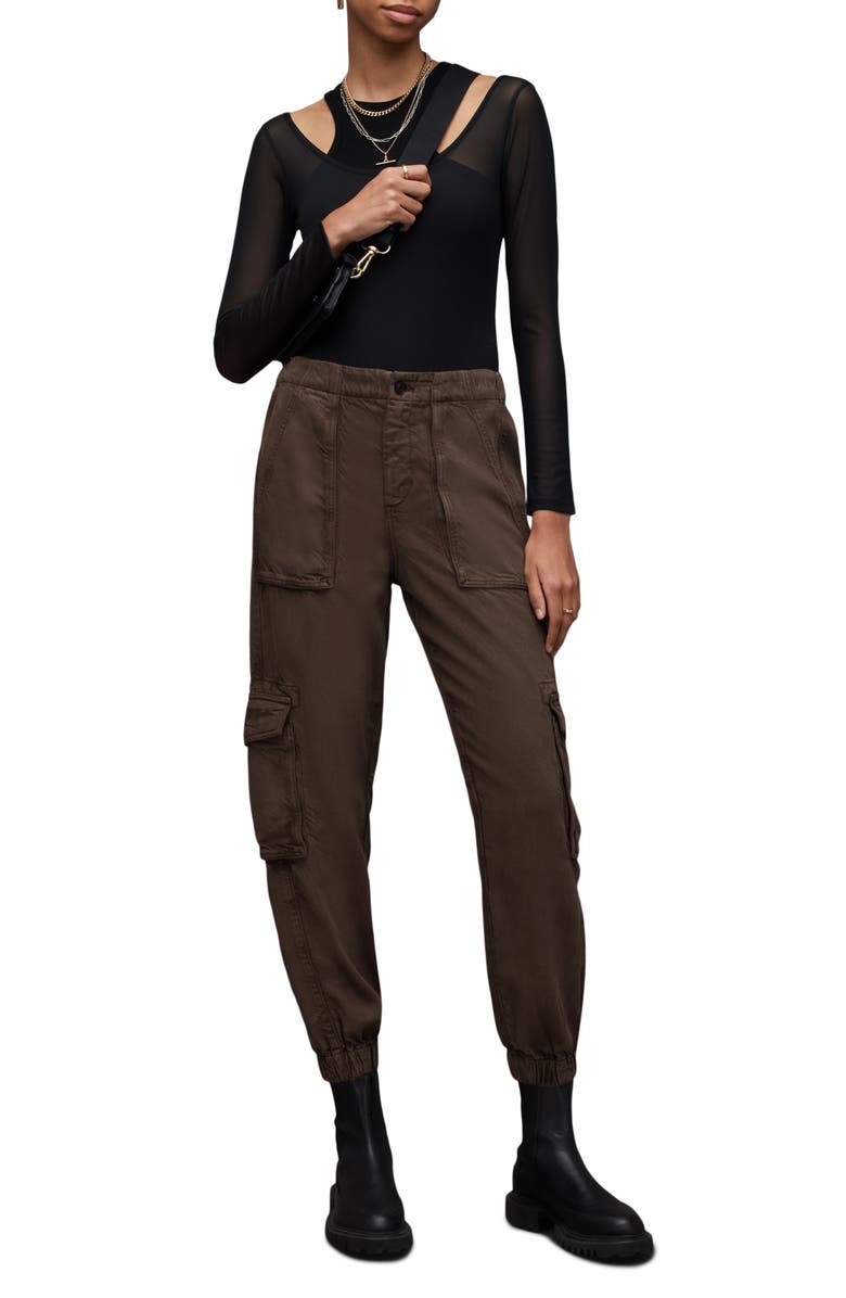 AllSaints Frieda Cargo Joggers, Alternate, color, 