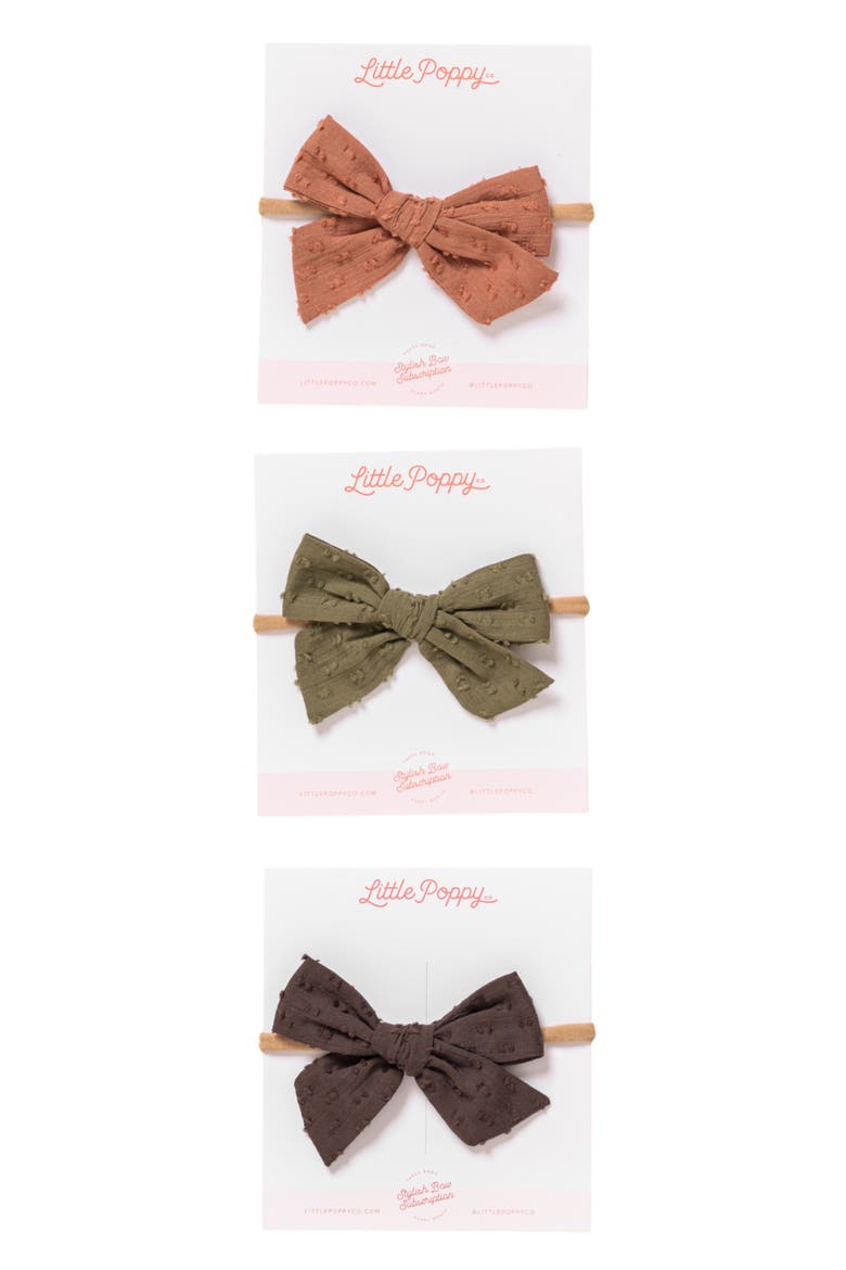 The Headband Bow Set, Main, color, The London