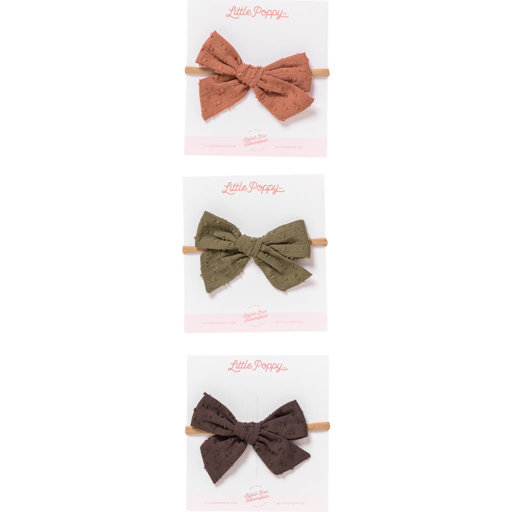 Little Poppy Co The Headband Bow Set In The London