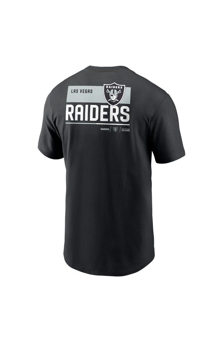 Nike Men's Nike Black Las Vegas Raiders Team Incline T-Shirt, Alternate, color, Black