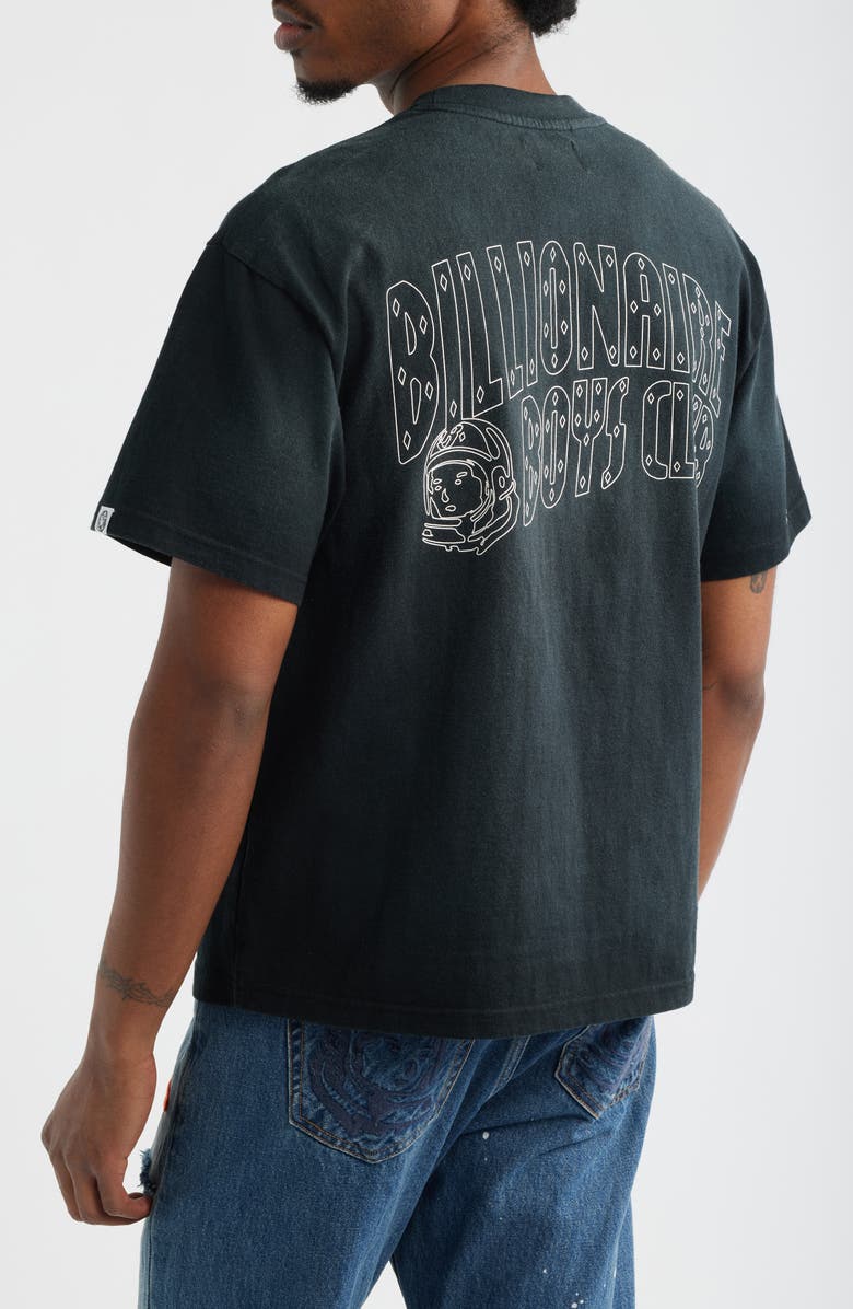 Billionaire Boys Club BB Faded Helmet Cotton Graphic T-Shirt, Alternate, color, Black