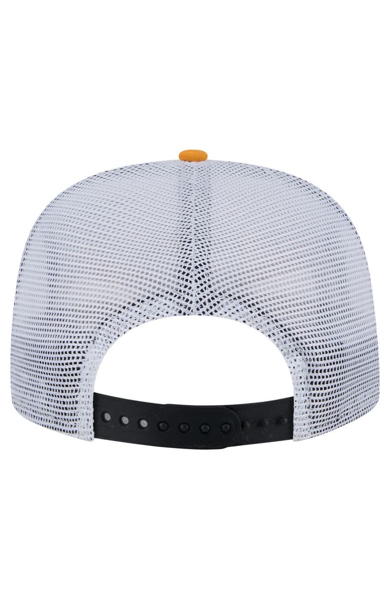 New Era Men's New Era Black/Gold Boston Bruins Throwback V-Dye Adjustable Golfer Hat, Alternate, color, Black