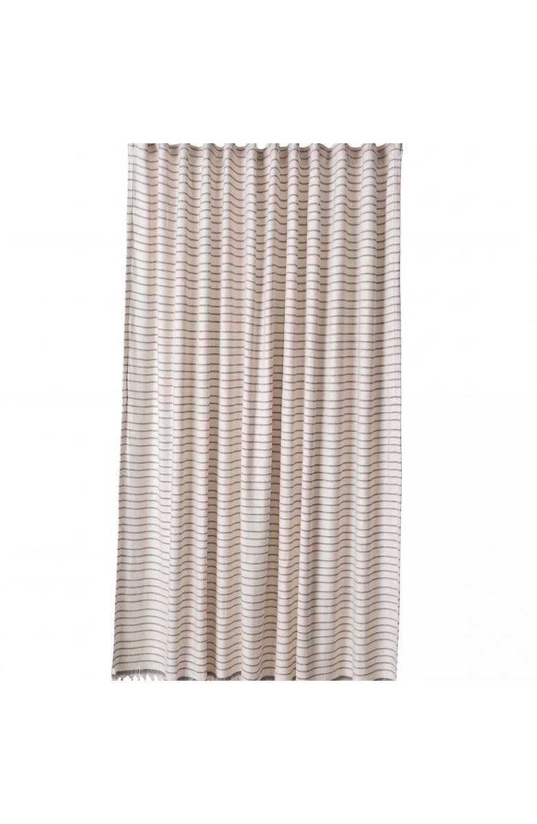 Oliviera Home Cloud Soft Turkish Cotton Shower Curtain, Main, color, Natural