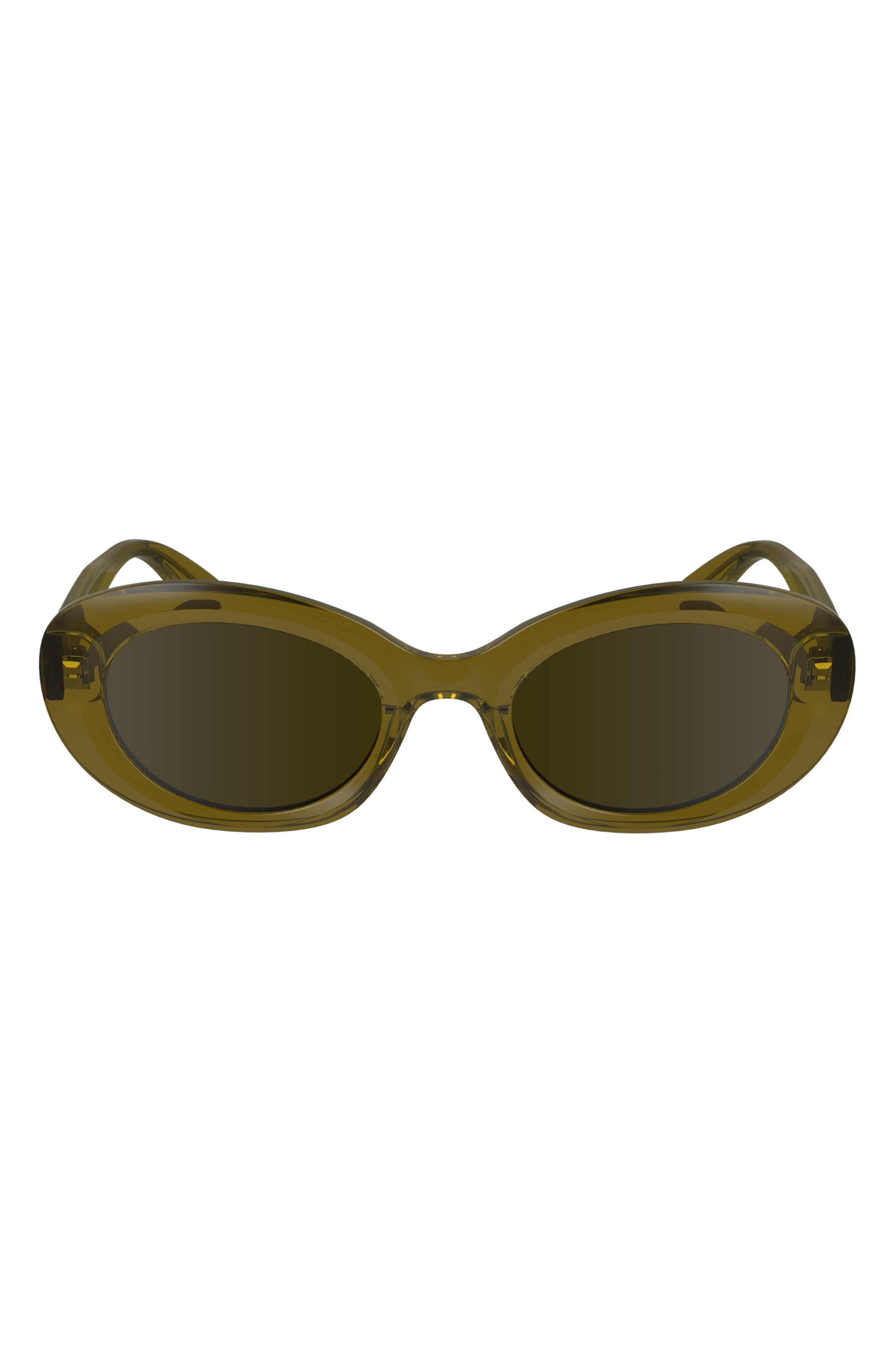 Longchamp Le Pliage 50mm Oval Sunglasses