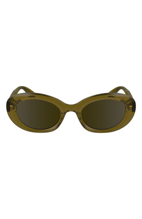 Le Pliage 50mm Oval Sunglasses