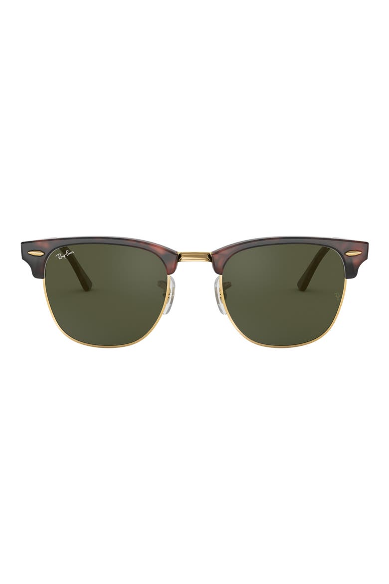 55mm Round Sunglasses, Main, color, TORT
