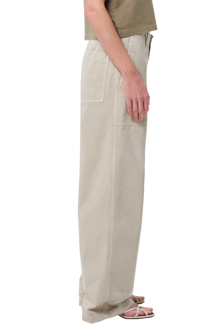 Yuna Low Rise Wide Leg Utility Pants, Alternate, color, PUMICE