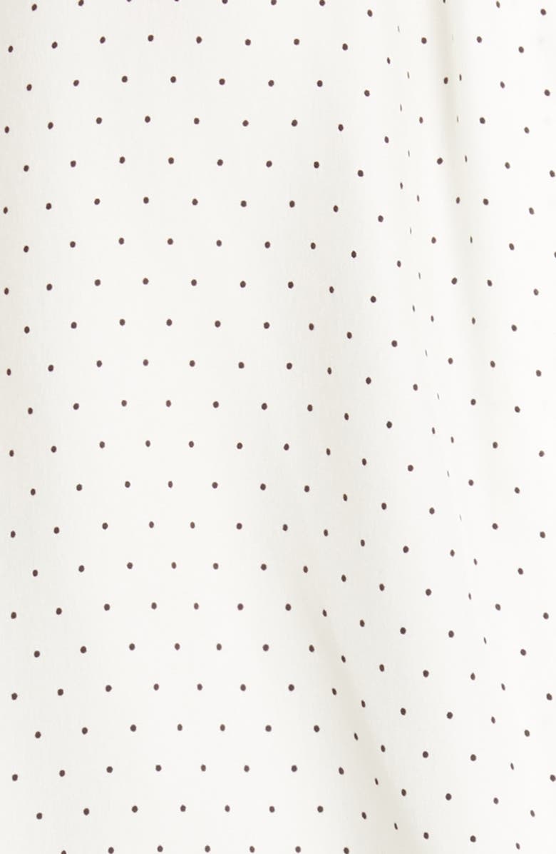 FRAME Ruffle Smocked Silk Top, Alternate, color,