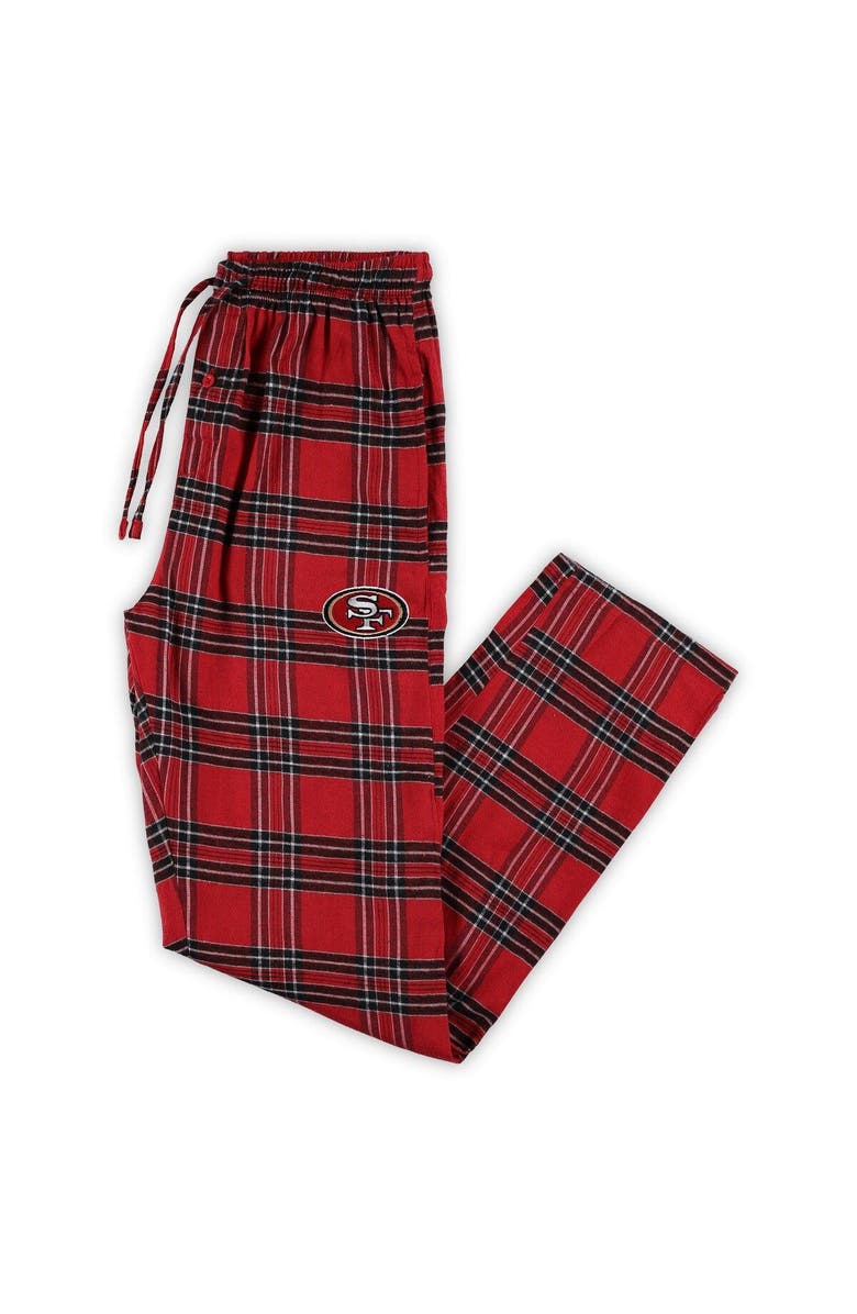 CONCEPTS SPORT Men's Concepts Sport Black/Scarlet San Francisco 49ers Big & Tall Ultimate Sleep Pant, Main, color, 