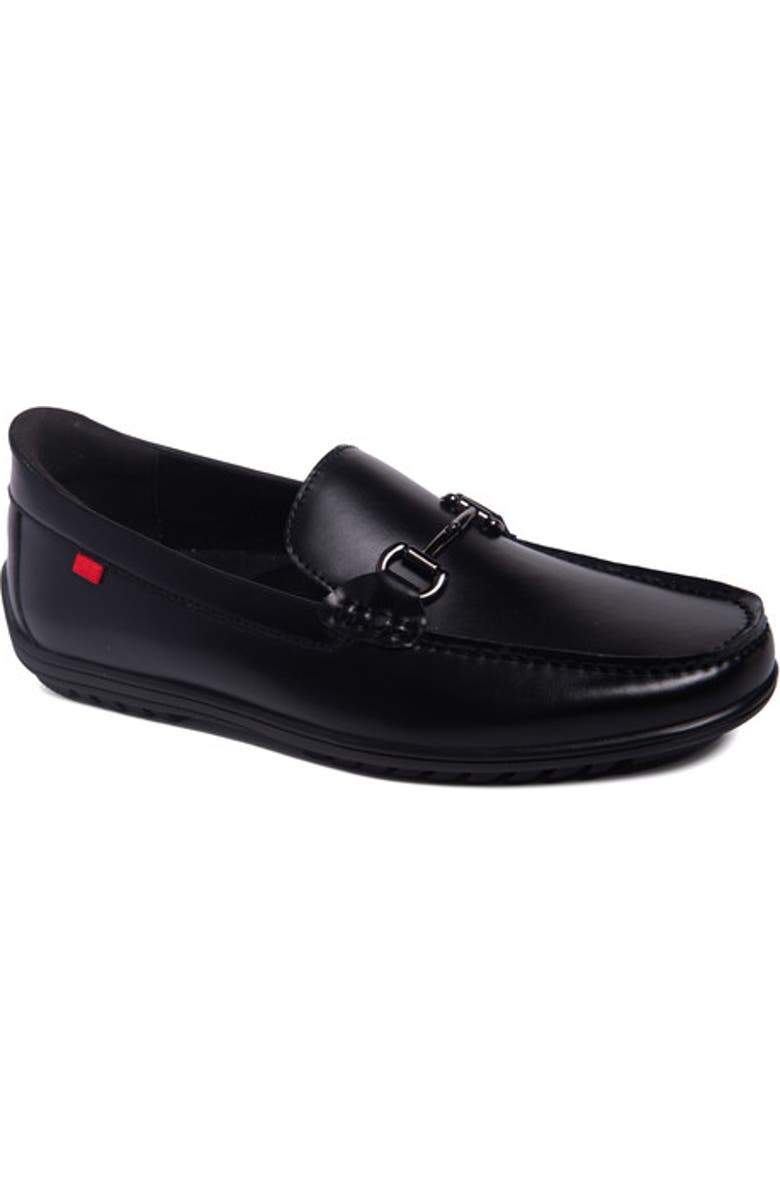 Marc Joseph New York Elliot Road Hands Free Technology Leather Buckle Loafer, Main, color, Black Napa Leather