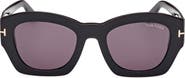 TOM FORD Guilliana 52mm Geometric Sunglasses