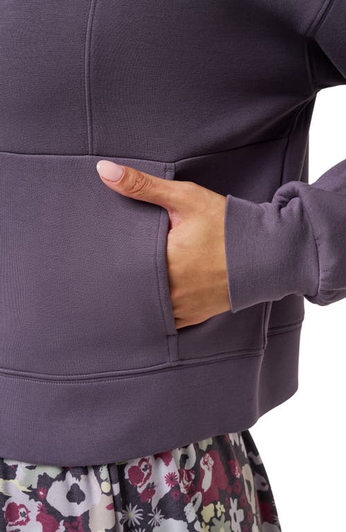 Travismathew Skyloft Half Zip Top In Purple