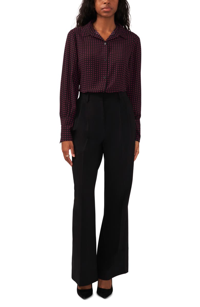 Halogen<sup>®</sup> Check Button-Up Shirt, Alternate, color, 