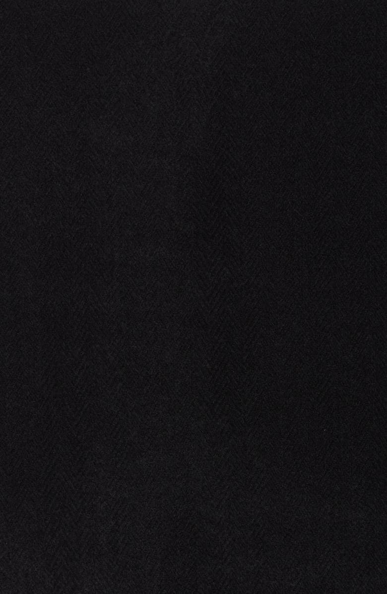 NORDSTROM RACK Herringbone Travel Wrap, Alternate, color, Black