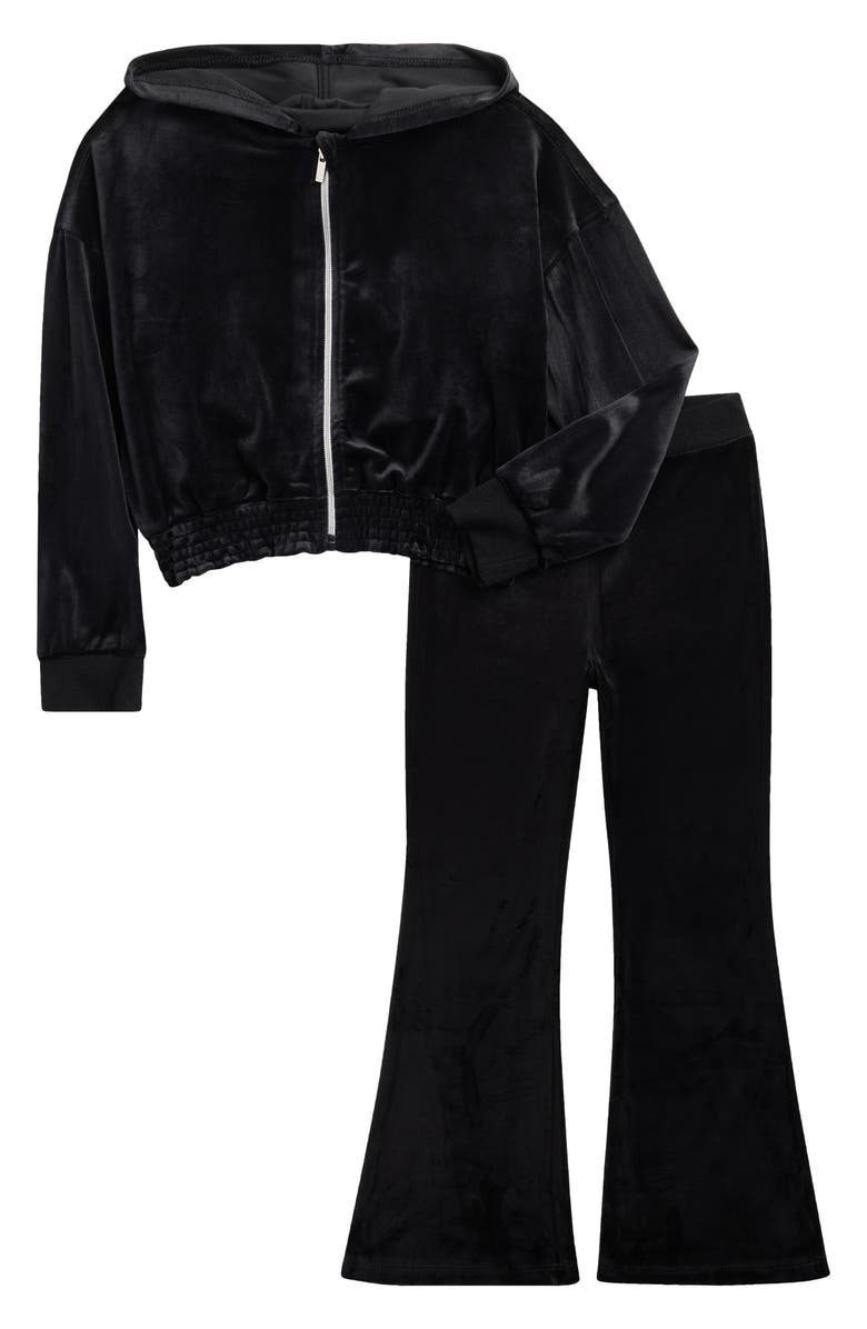 Jessica Simpson Kids' Velour Lounge Set, Main, color, Black