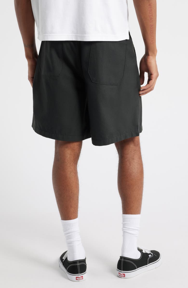 Obey Oliver Pleated Cotton Twill Shorts, Alternate, color, 