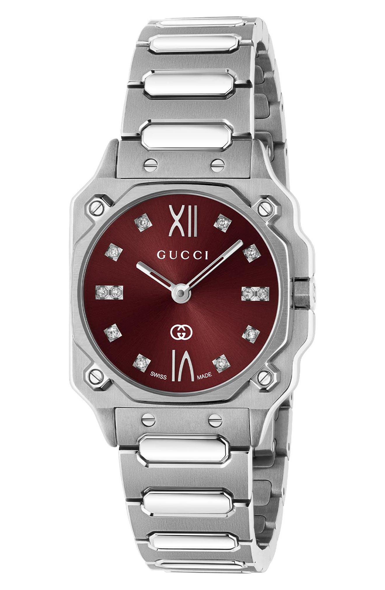 selected SILVER/RED