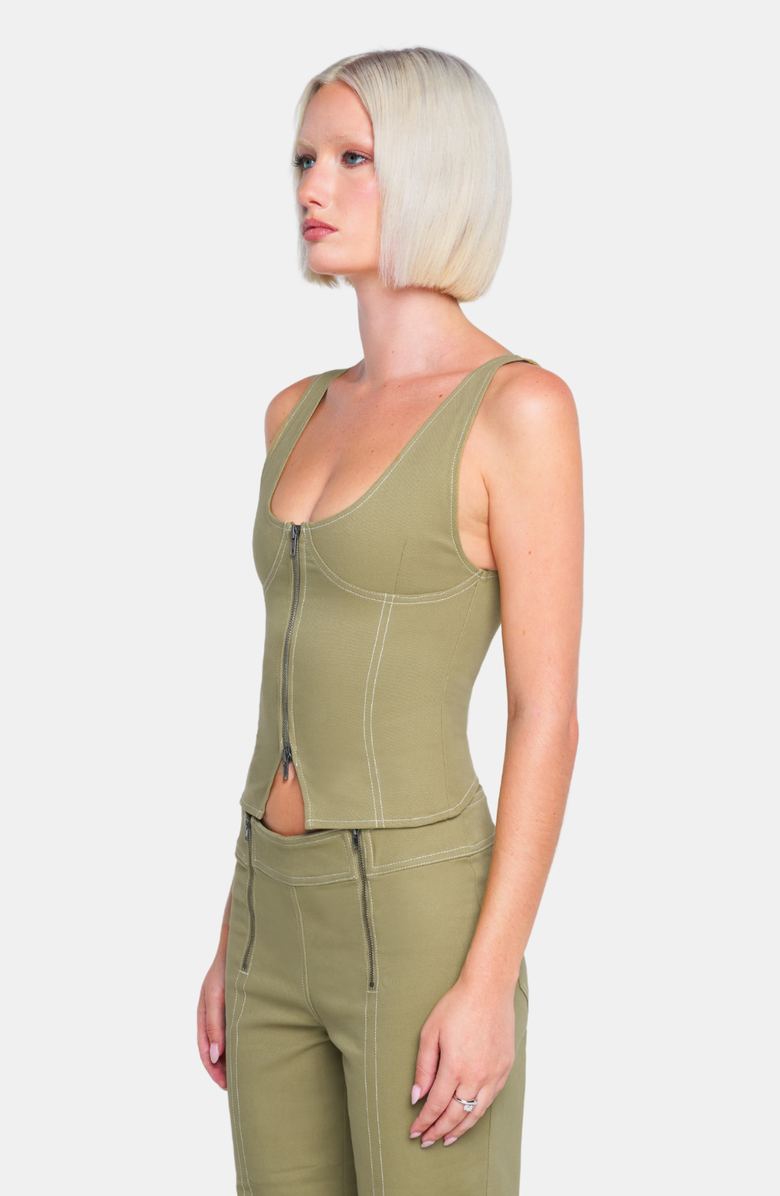 OW Collection Maple Top, Alternate, color, Olive