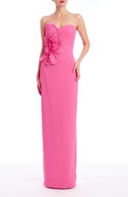 Badgley Mischka Collection Strapless Evening Gown