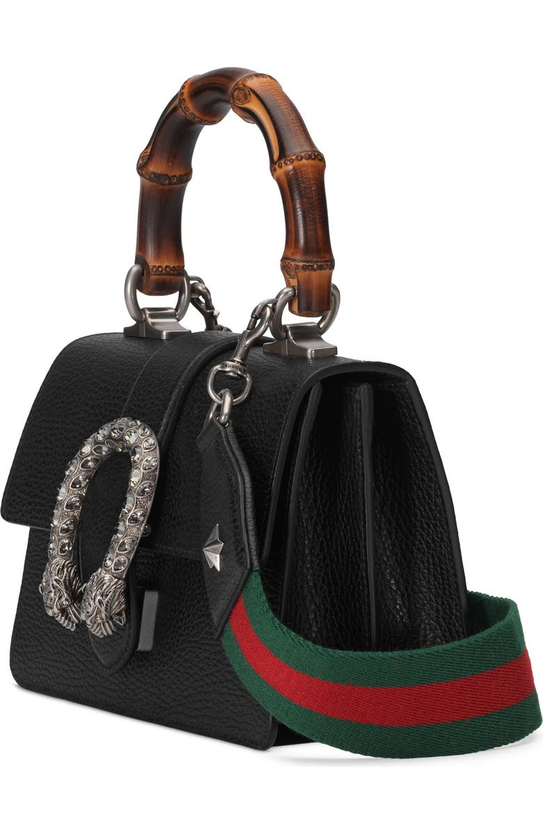 Gucci Mini Leather Satchel, Alternate, color,