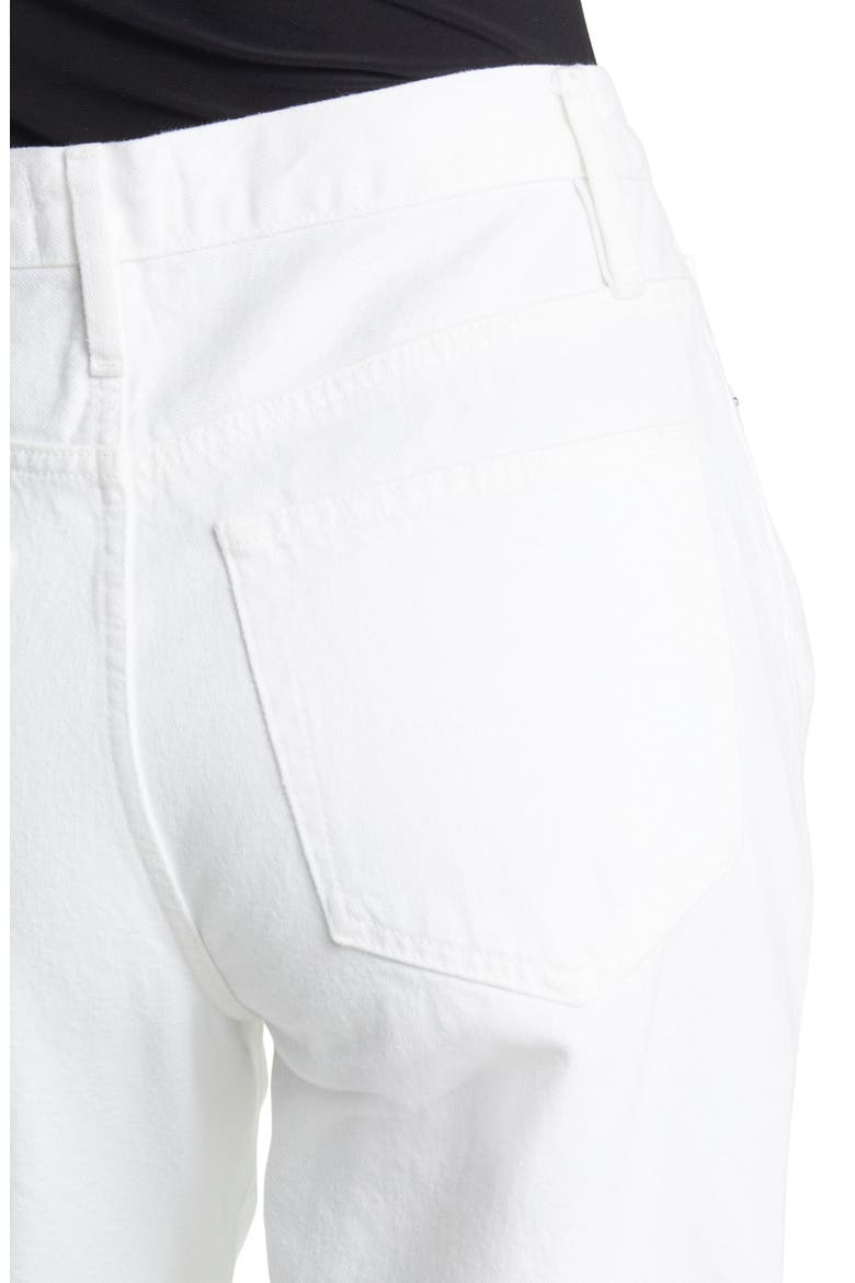 Ultra High Waist Barrel Leg Jeans, Alternate, color, RUMPLED BLANC
