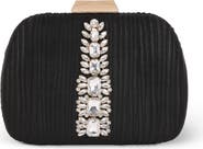 Jewel Badgley Mischka Halo Crystal Panel Minaudiere