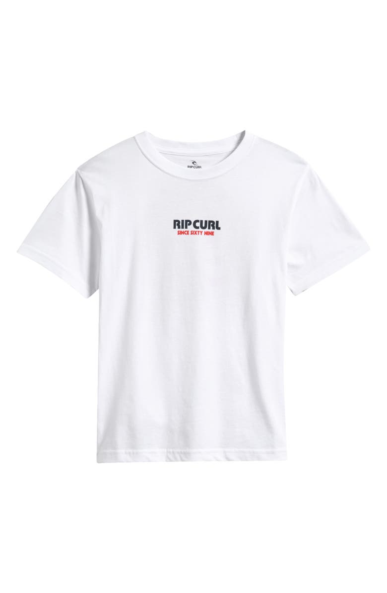 Rip Curl Surf Revival Sunset Cotton Graphic T-Shirt, Main, color, White