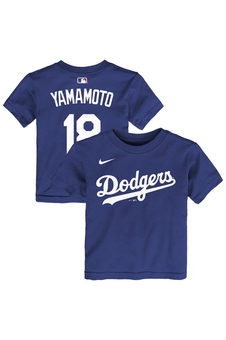 Toddler Yoshinobu Yamamoto Royal Los Angeles Dodgers Name & Number T-Shirt, Main, color, Royal