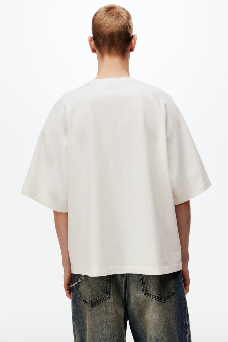 Oversized Fit Cotton T-shirt, Alternate, color, White/Lotto
