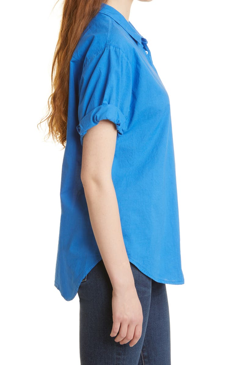 XÍRENA Channing Cotton Button-Up Shirt, Alternate, color,