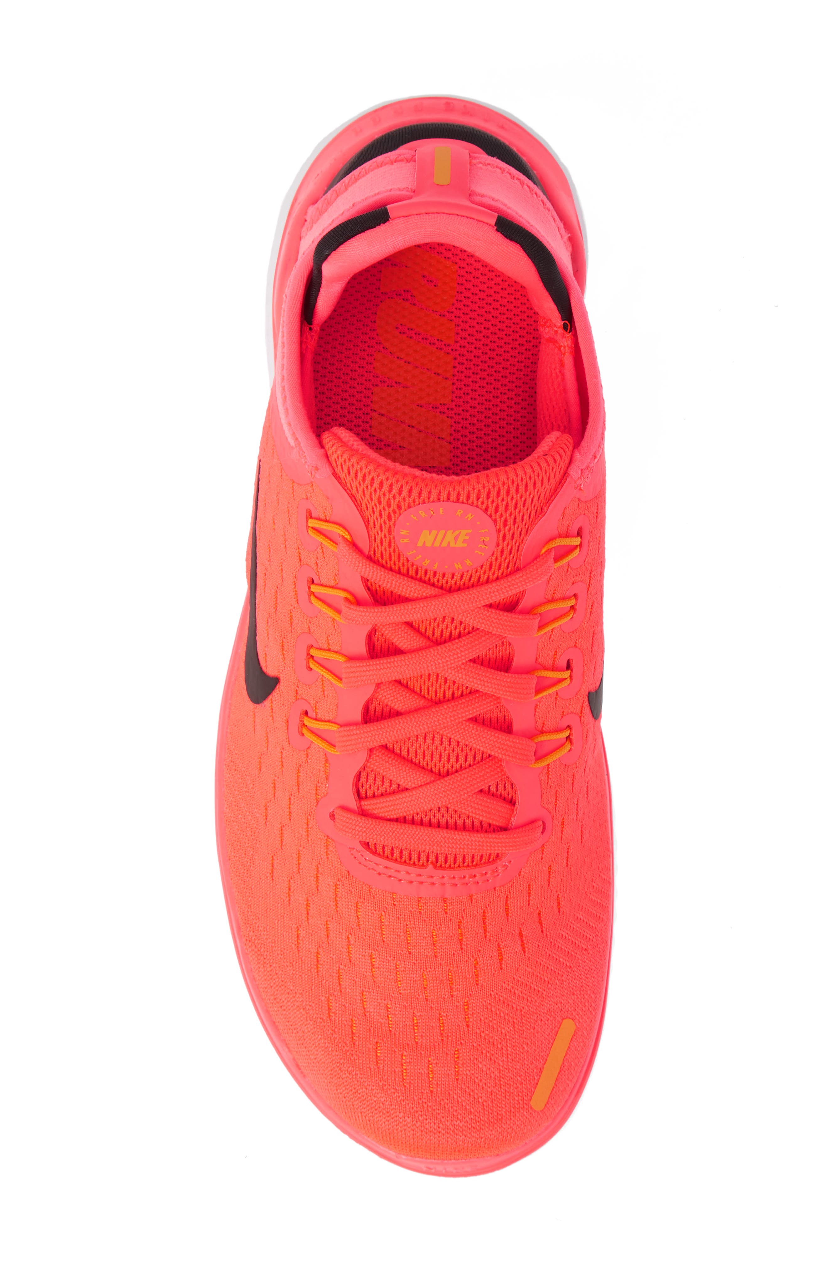 Free RN 2018 Running Shoe, Alternate, color, CRIMSON/ BLACK-ORANGE -WHITE
