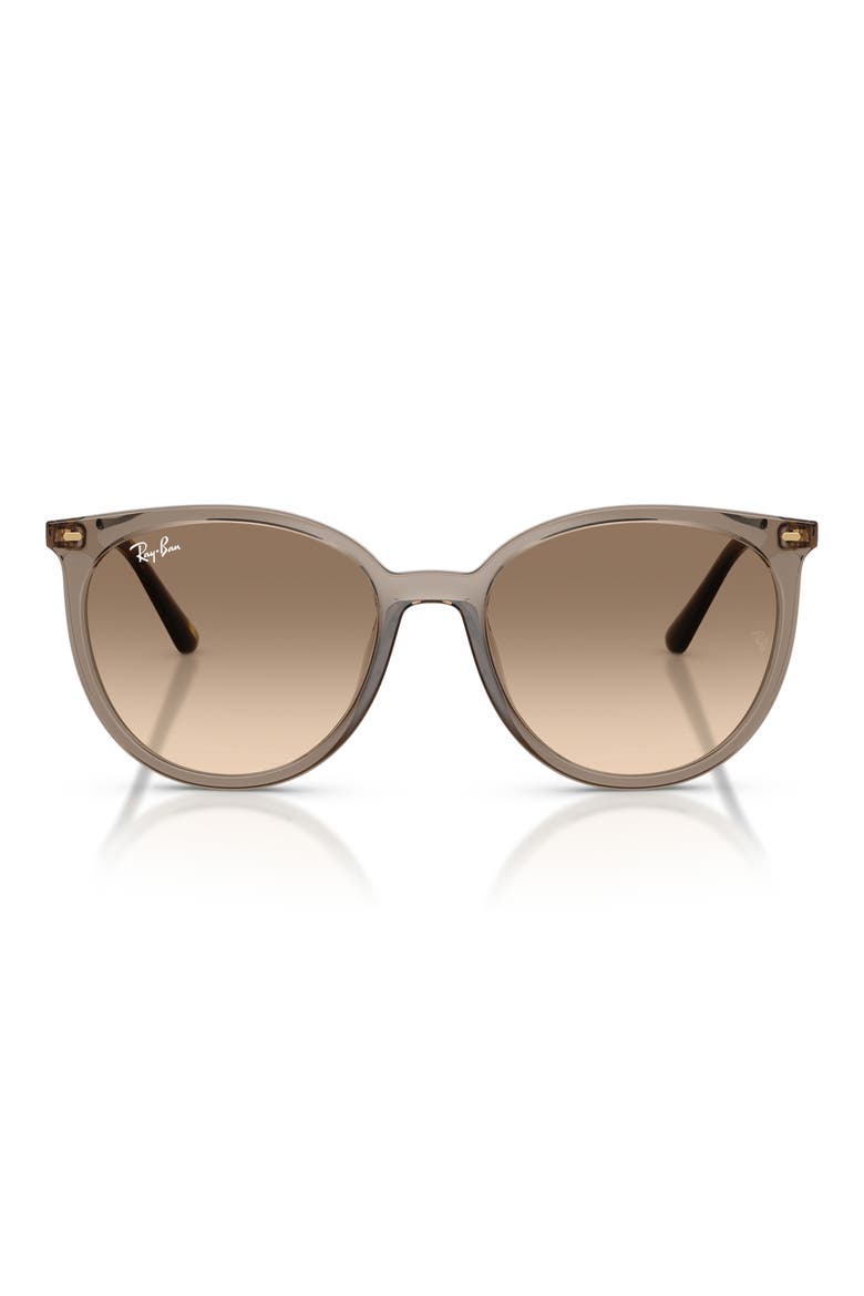 RB4464L 54mm Gradient Round Sunglasses, Main, color, CARAMEL / BROWN GREY