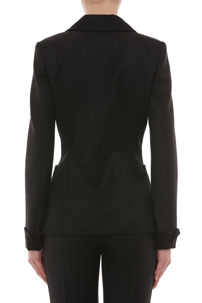 Faucet Wool Twill Blazer, Alternate, color, FANTASY PRINT BLACK