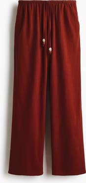 H&M Linen-blend Drawstring Trousers