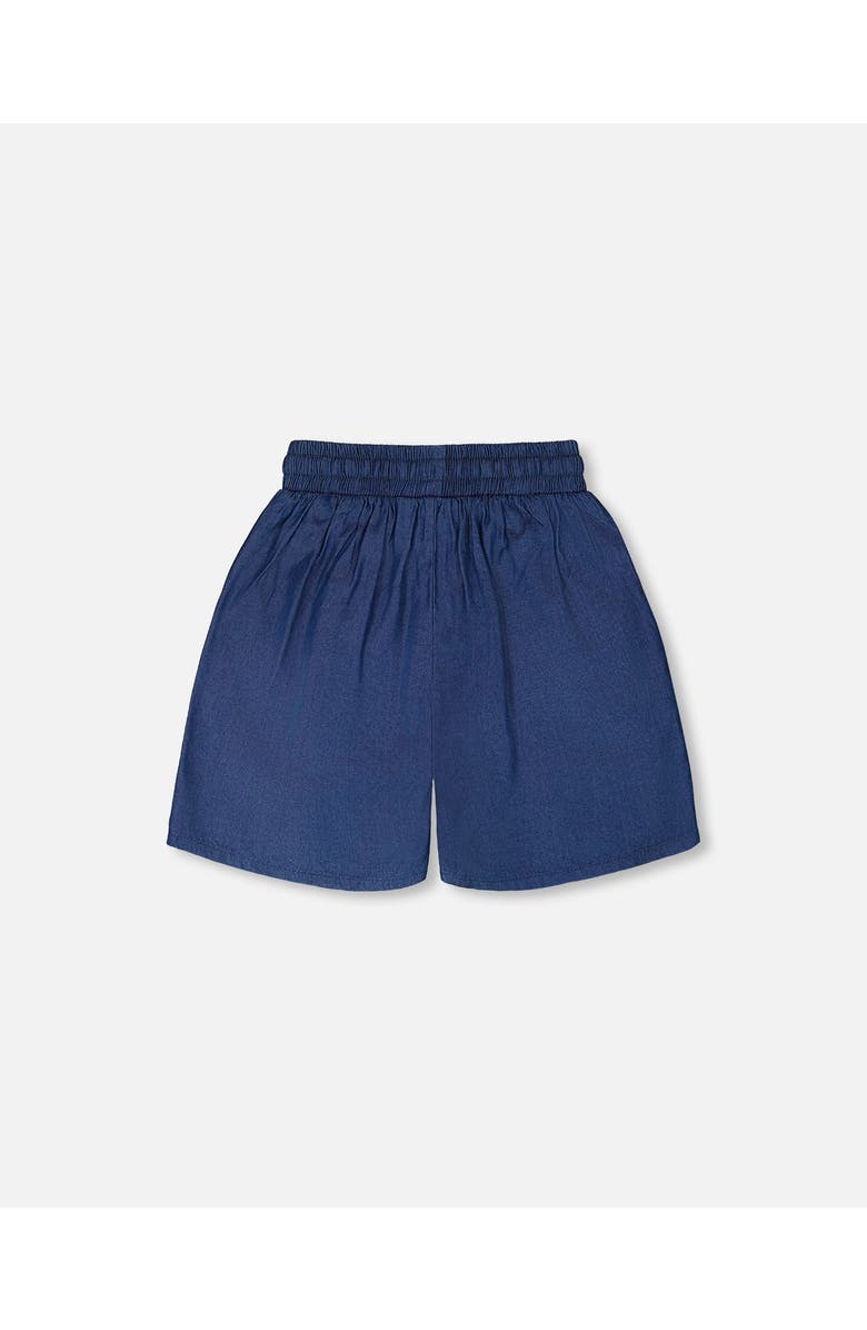 Deux par Deux Relaxed Fit Chambray Bermudas, Alternate, color, Bleu Chambray