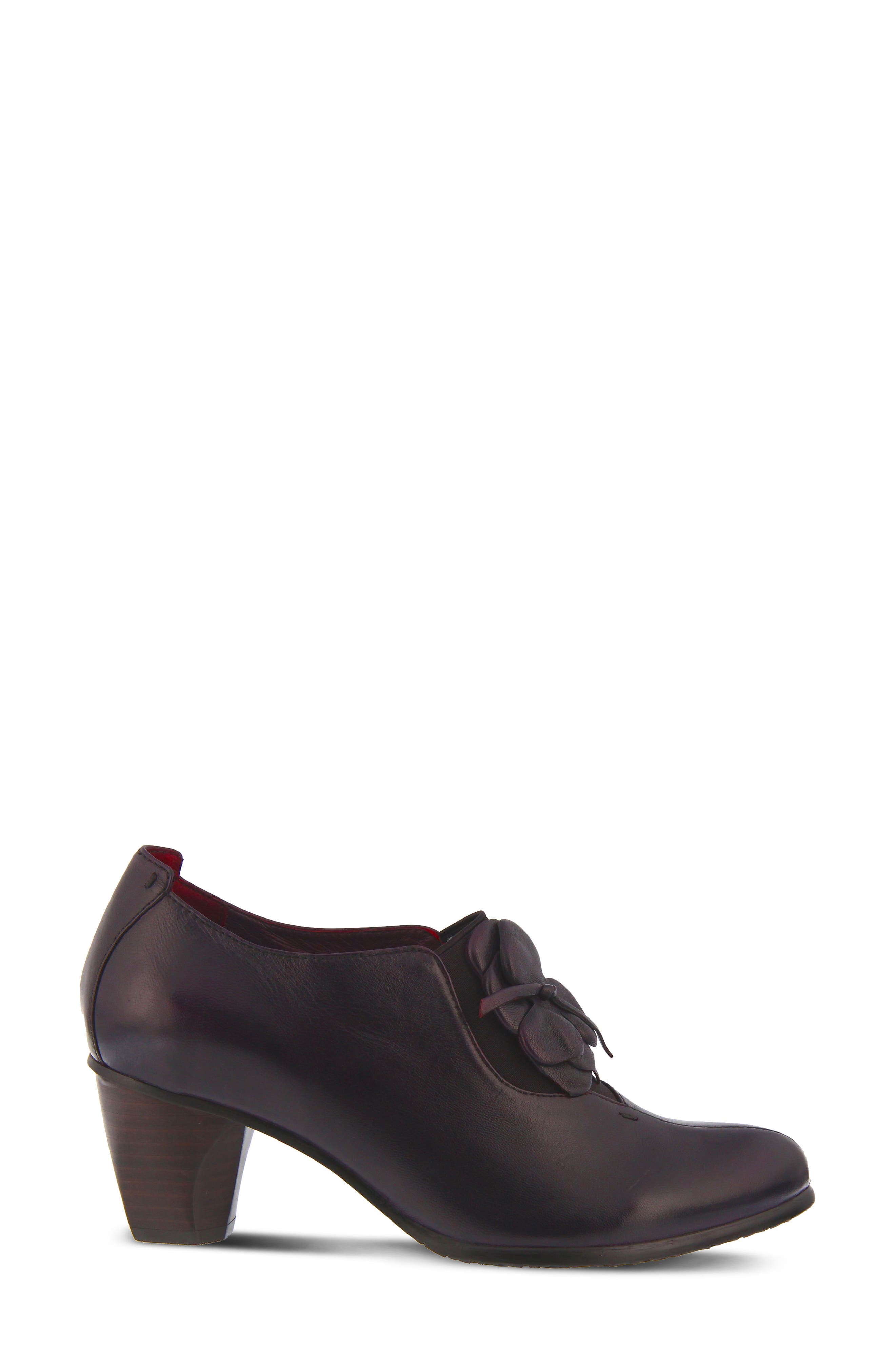Evelina Pump, Alternate, color, PLUM LEATHER