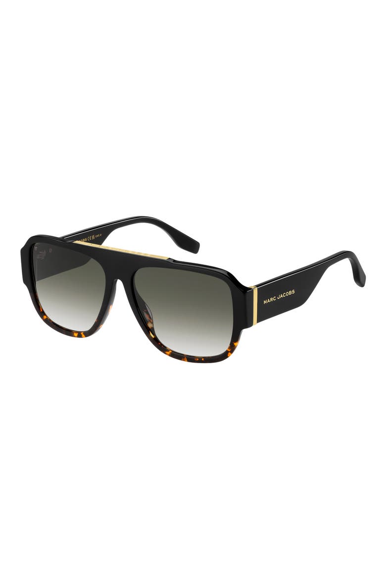 58mm Flat Top Sunglasses, Alternate, color, 0WR7-9K