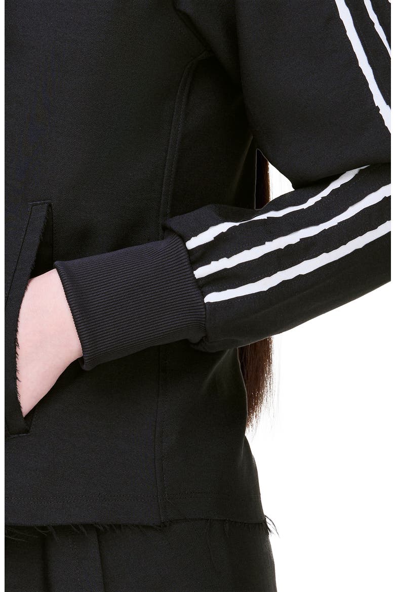 3-Stripes Track Jacket, Alternate, color, BLACK/