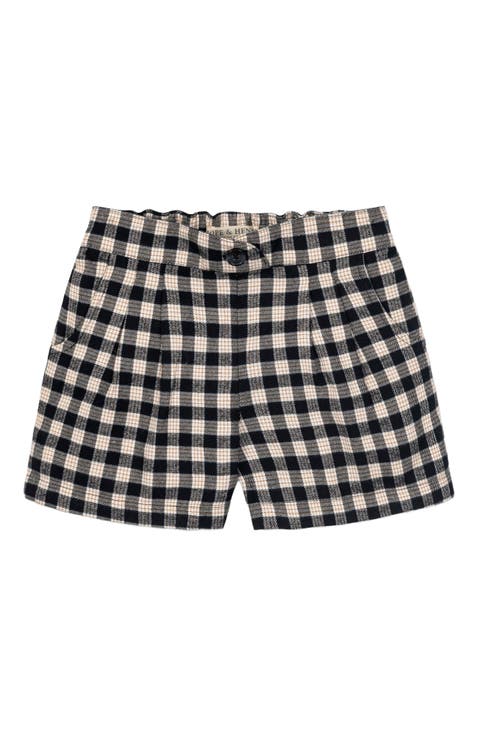 Baby Girls' Organic Pleated Flannel Short, Infant
