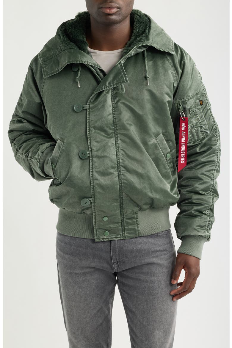 N-2B Heritage Fit Parka, Alternate, color, DEEP FOREST