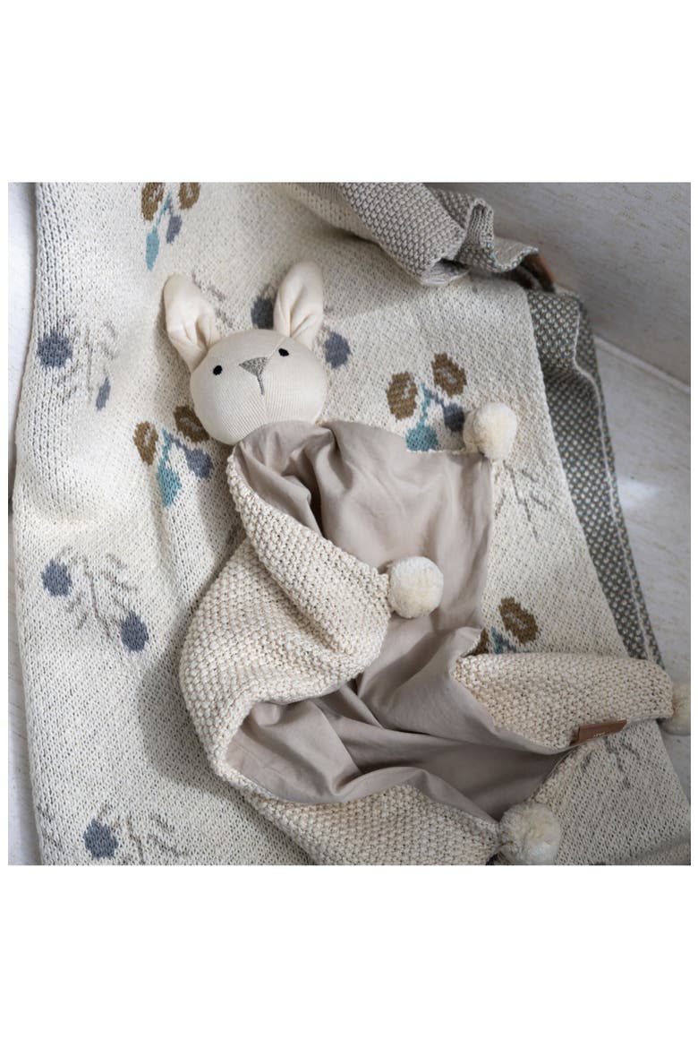 Organic Cotton Lovey Baby Blanket, Alternate, color, BEIGE