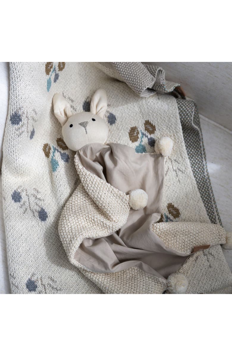 CRANE BABY Organic Cotton Lovey Baby Blanket, Alternate, color, Beige