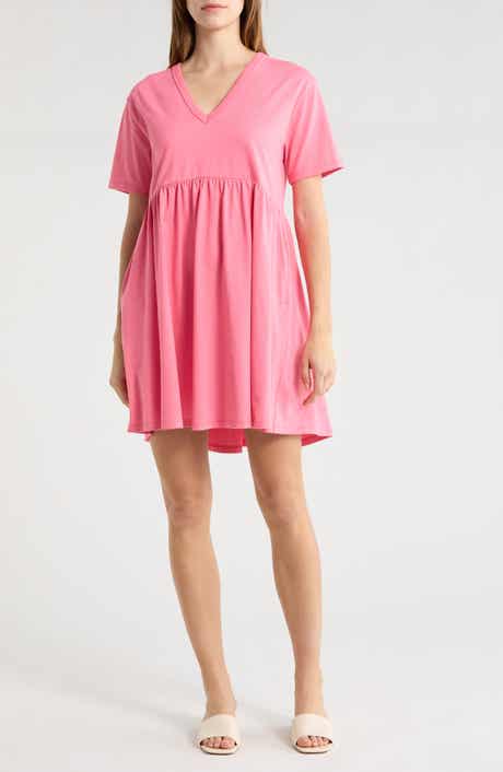 Melrose and Market Short Sleeve Knit Swing Dress