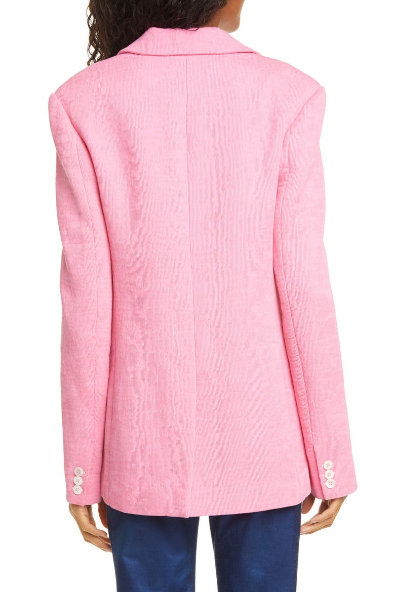 Madden Plissé Blazer, Alternate, color, WILD ORCHID