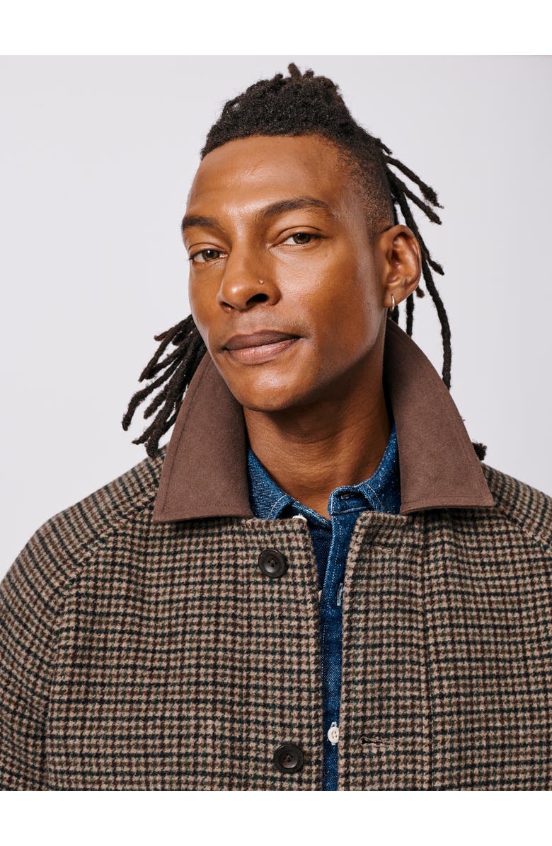 Aubin Lockwood Wool Barn Jacket, Alternate, color, Mini Check